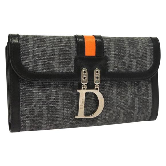 CHRISTIAN DIOR Diorrisimo Denim Flight Wallet - Picture 1 of 10